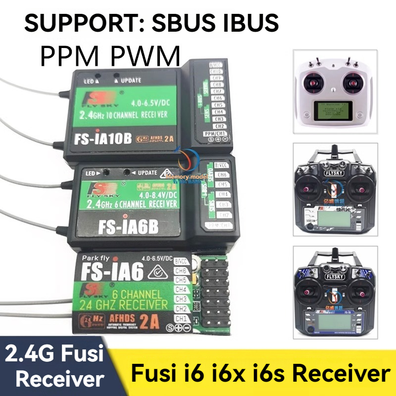 Drone Rc Controller - FUSI I6/i6X/i6S Fpv Receiver Compatible with