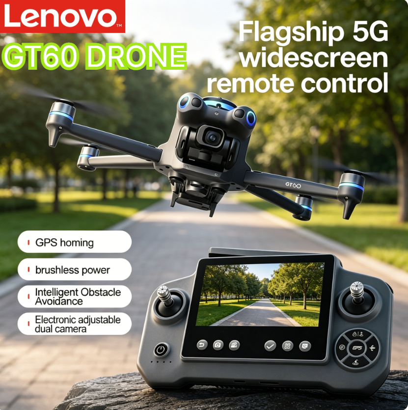 Drone Rc Foldable - Lenovo GT60 GPS Foldable RC Quadcopter