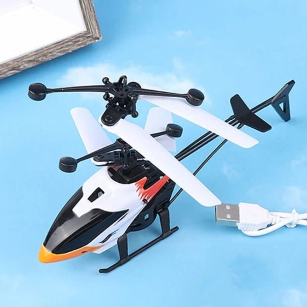 Drone Rc Jet - Mini Plastic RC Helicopters White Yellow