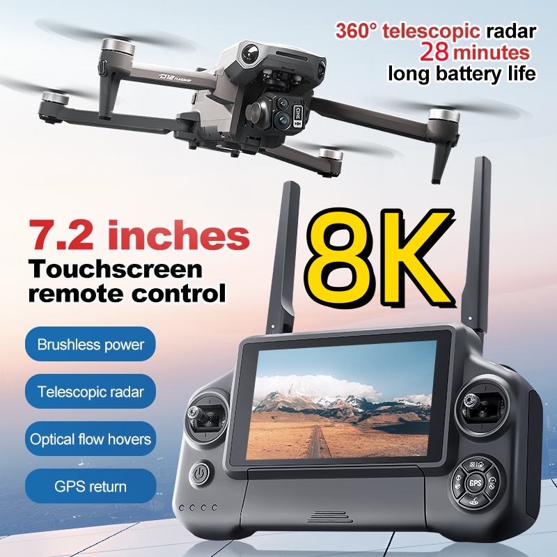 8K 3 Axis Gimbal Brushless 7.2 - Drone Gps Rc Tt36 review and price