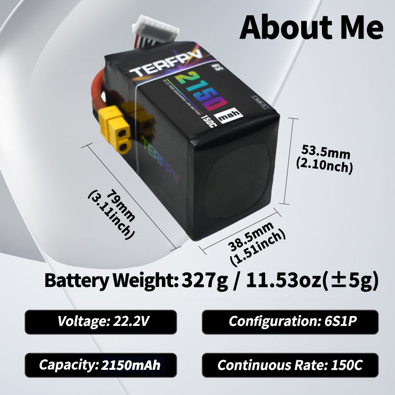 TERFPV Lipo Battery 6S 22.2V 1 - Nano Quad Fpv review and price