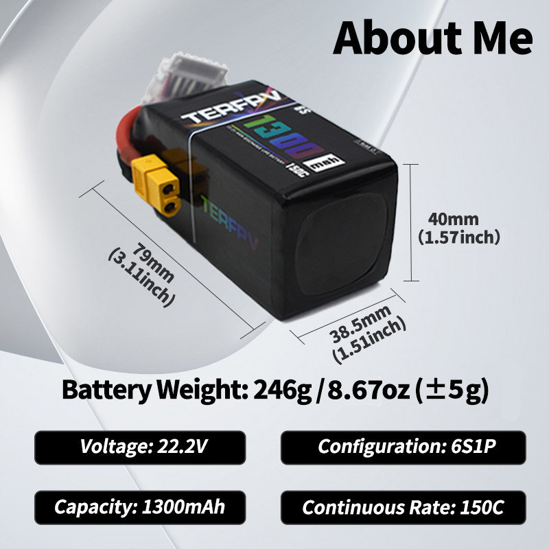 TERFPV Lipo Battery 6S 22.2V 1 - Nano Quad Fpv review and price