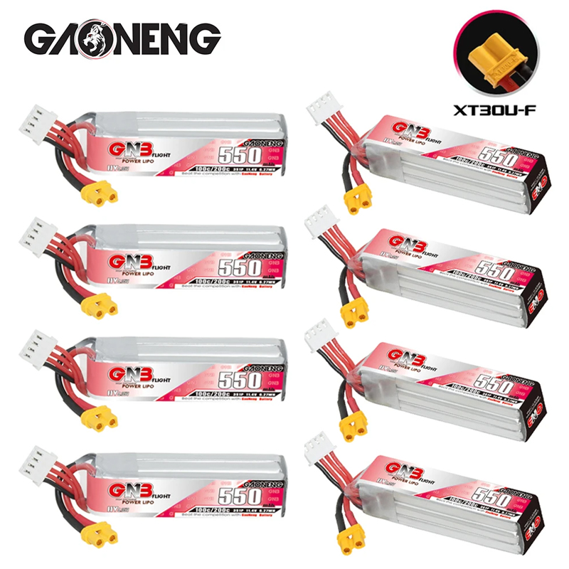 GNB HV 11.4V 550mAh 100C/200C  - Nano Quad Fpv review and price