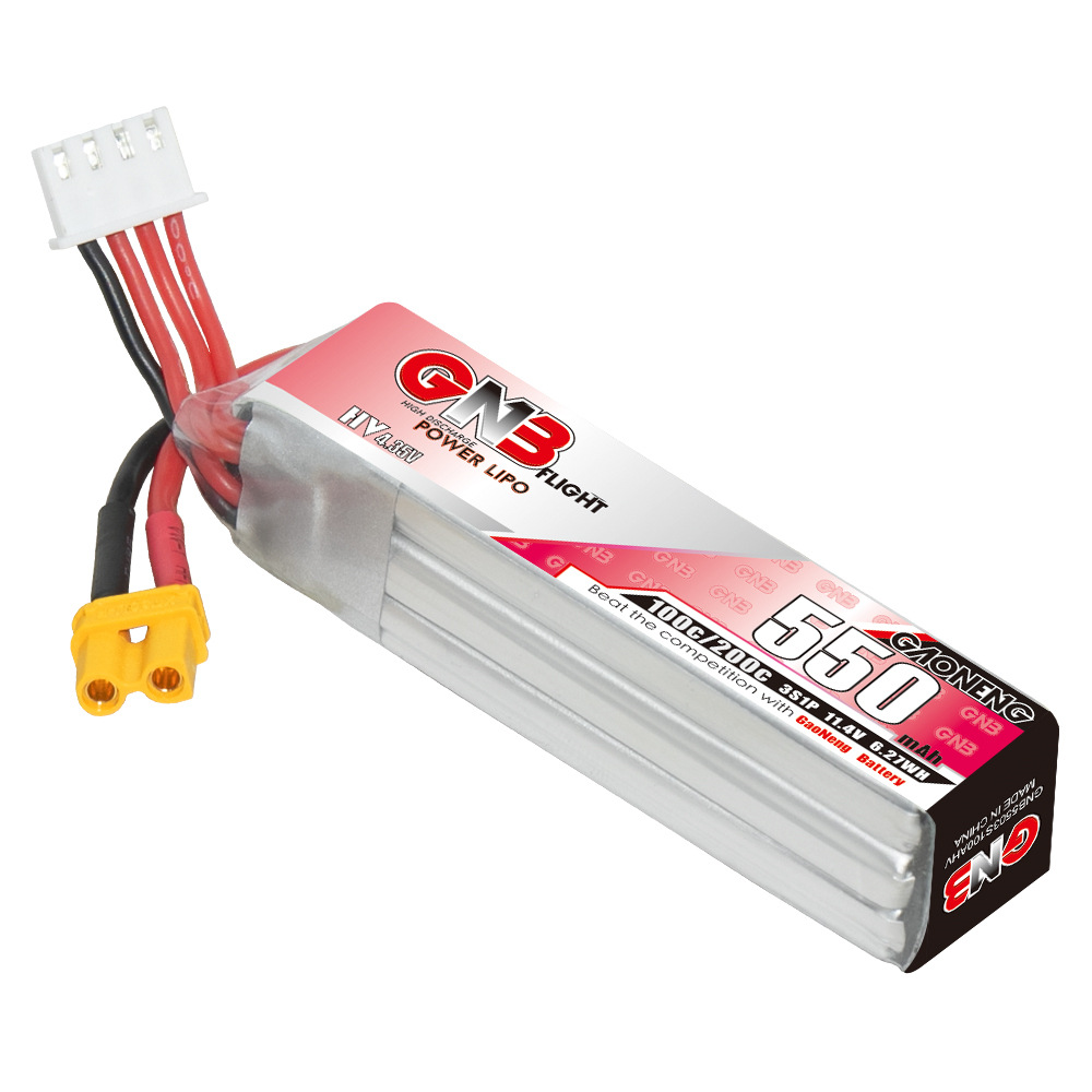 GNB HV 11.4V 550mAh 100C/200C  - Nano Quad Fpv review and price