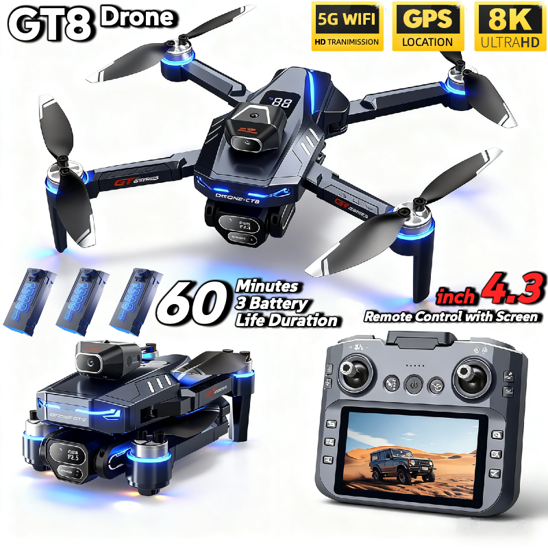 For Genuine GT8 Drone 4K Profe - Drone Gps Rc Tt36 review and price