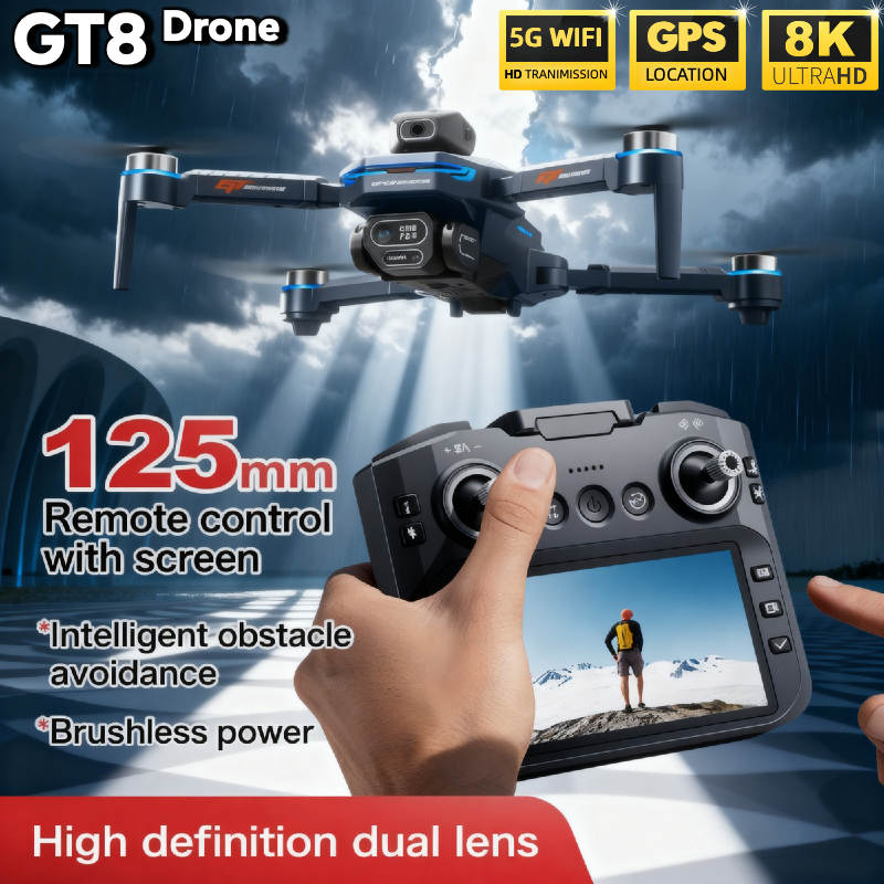 For Genuine GT8 Drone 4K Profe - Drone Gps Rc Tt36 review and price