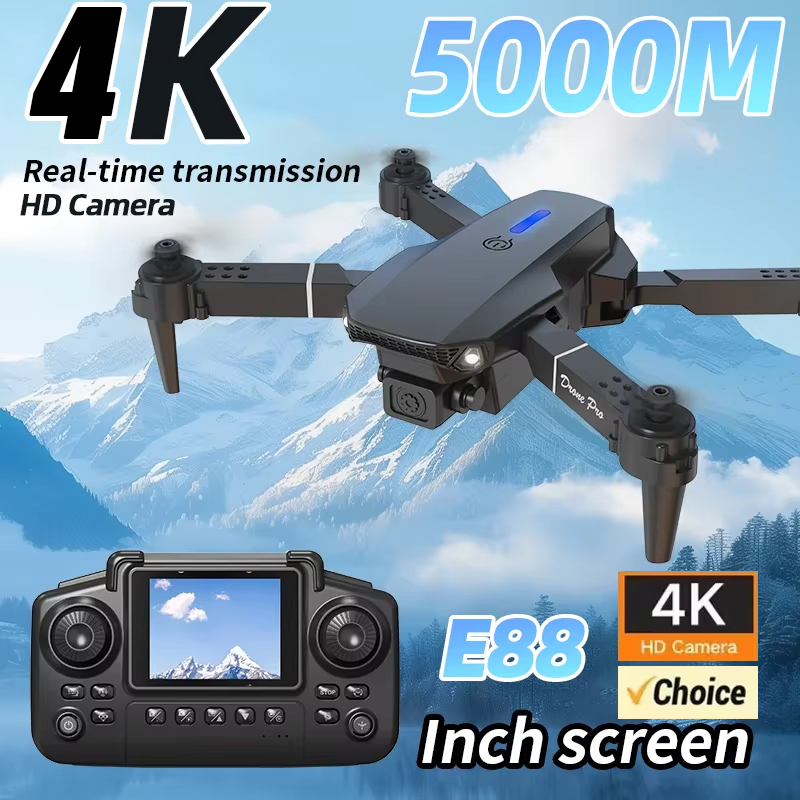 4K Dual-Camera HD Aerial Photo - Drone E88 Rc Quadcopter review and price