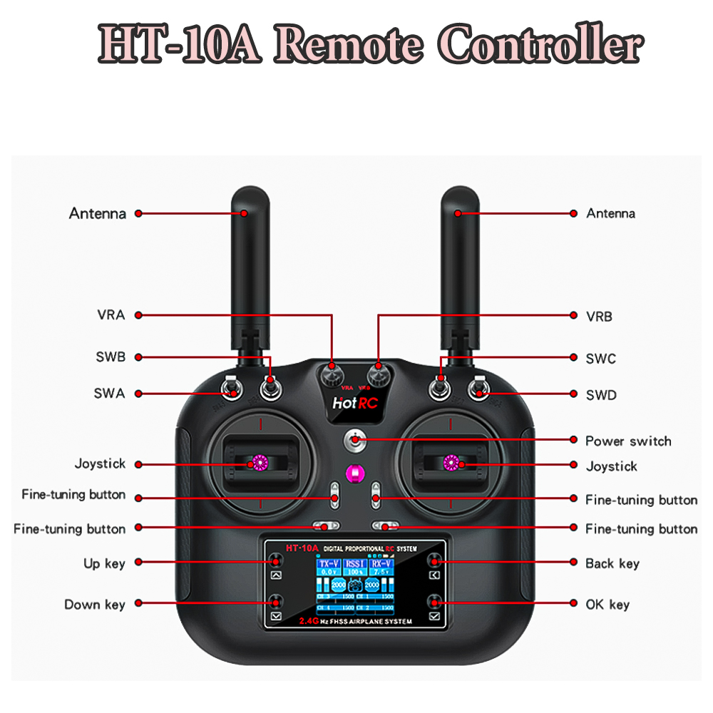 Hotrc Hot rc HT-10A HT10A 2.4G - Drone Rc Kit review and price