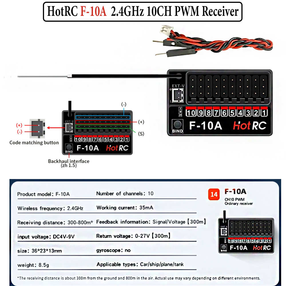 Hotrc Hot rc HT-10A HT10A 2.4G - Drone Rc Kit review and price