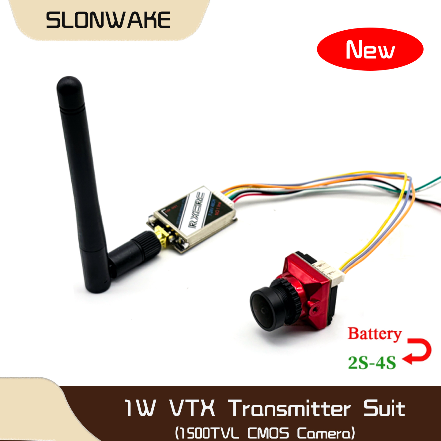 SLONWAKE  5.8G 48CH 1W VTX 100 - Fpv Camera Cmos review and price