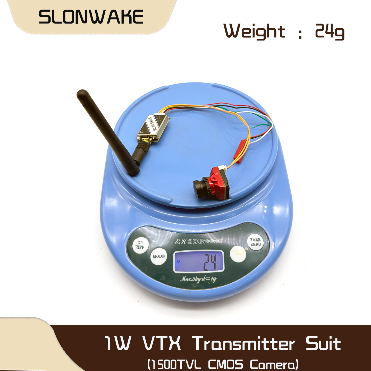 SLONWAKE  5.8G 48CH 1W VTX 100 - Fpv Camera Cmos review and price