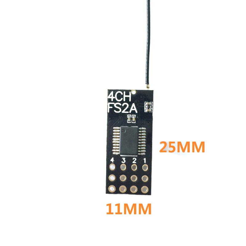 Flysky FS2A Mini Receiver 4CH  - Nano Quad Fpv review and price