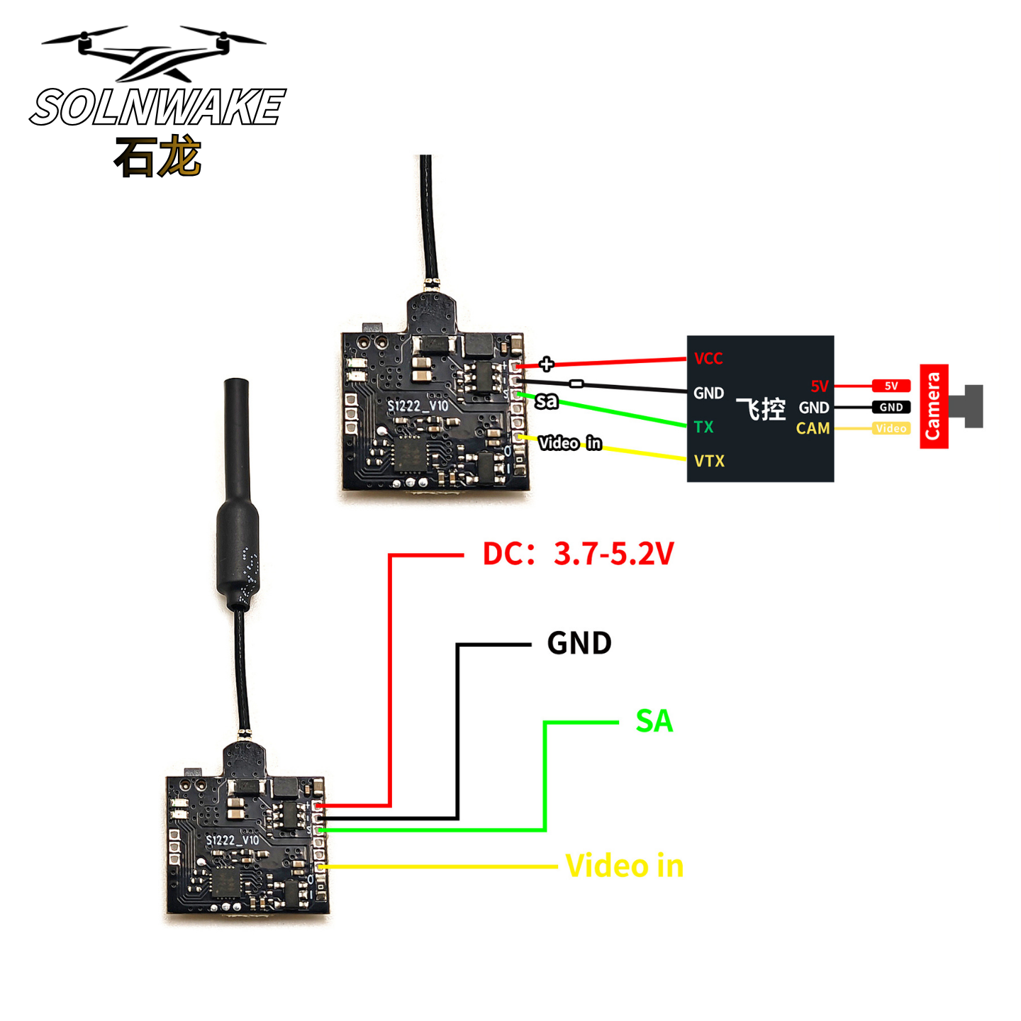 SLONWAKE Nano 5.8G 48CH 200mW  - Drone Rc Receiver And Transmitter review and price