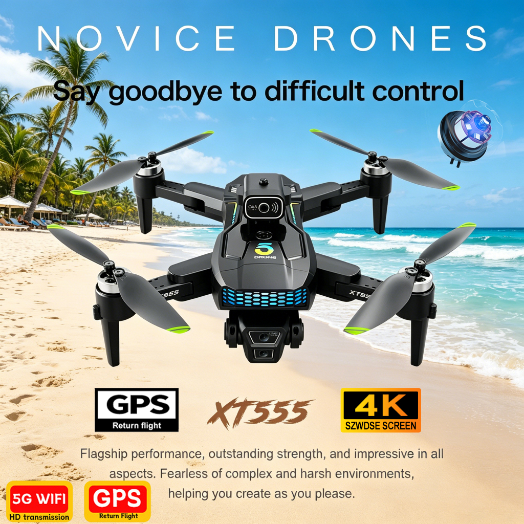 New XT555 GPS RC Drone Cam Pro - Drone Rc Foldable review and price