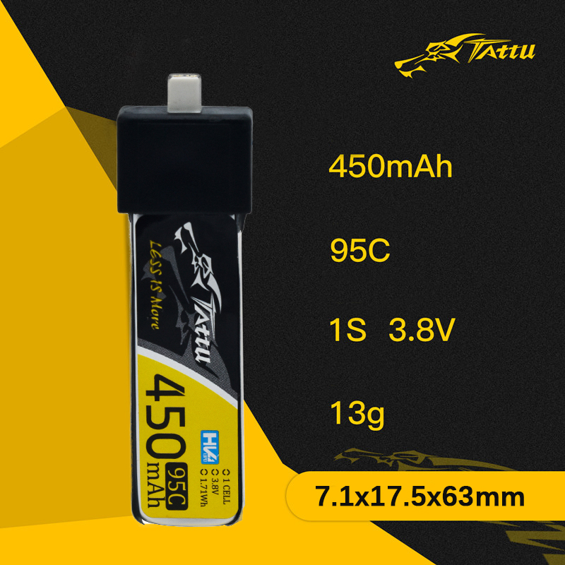 3Pcs NEW TATTU 450/500/550mAh  - Nano Quad Fpv review and price