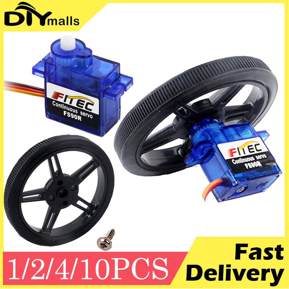 4Sets Feetech FS90R Servo 360  - Drone Rc Jet review and price