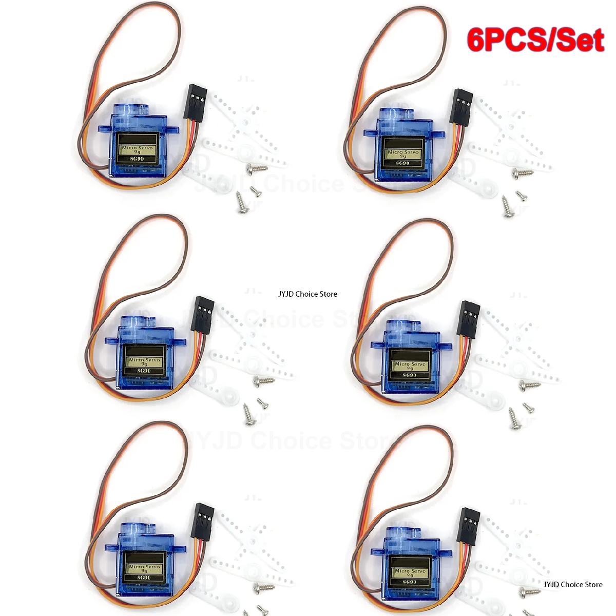 6pcs Sg90 9g Micro Servo Motor - Drone Rc Jet review and price