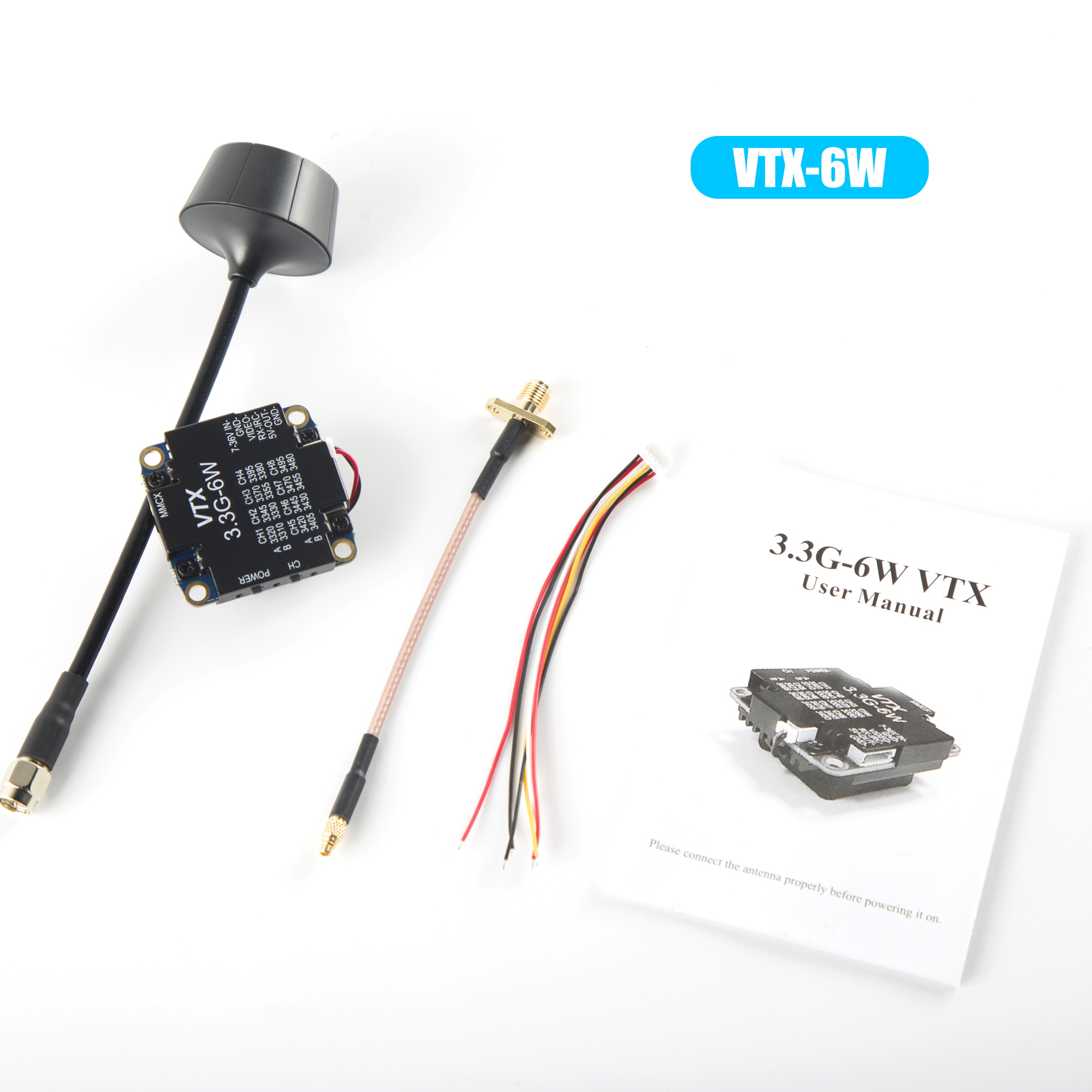 FPV Video Transmitter 3.3G 6W  - Drone Rc Controller review and price