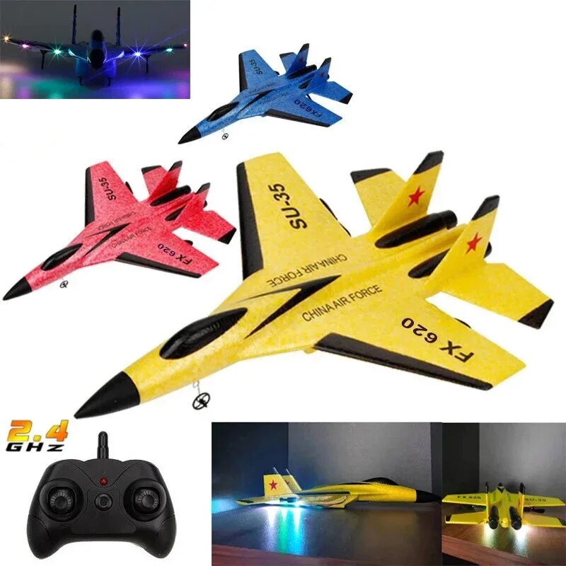 SU35 RC Plane FX620 FX820 2.4G - Drone Rc Jet review and price