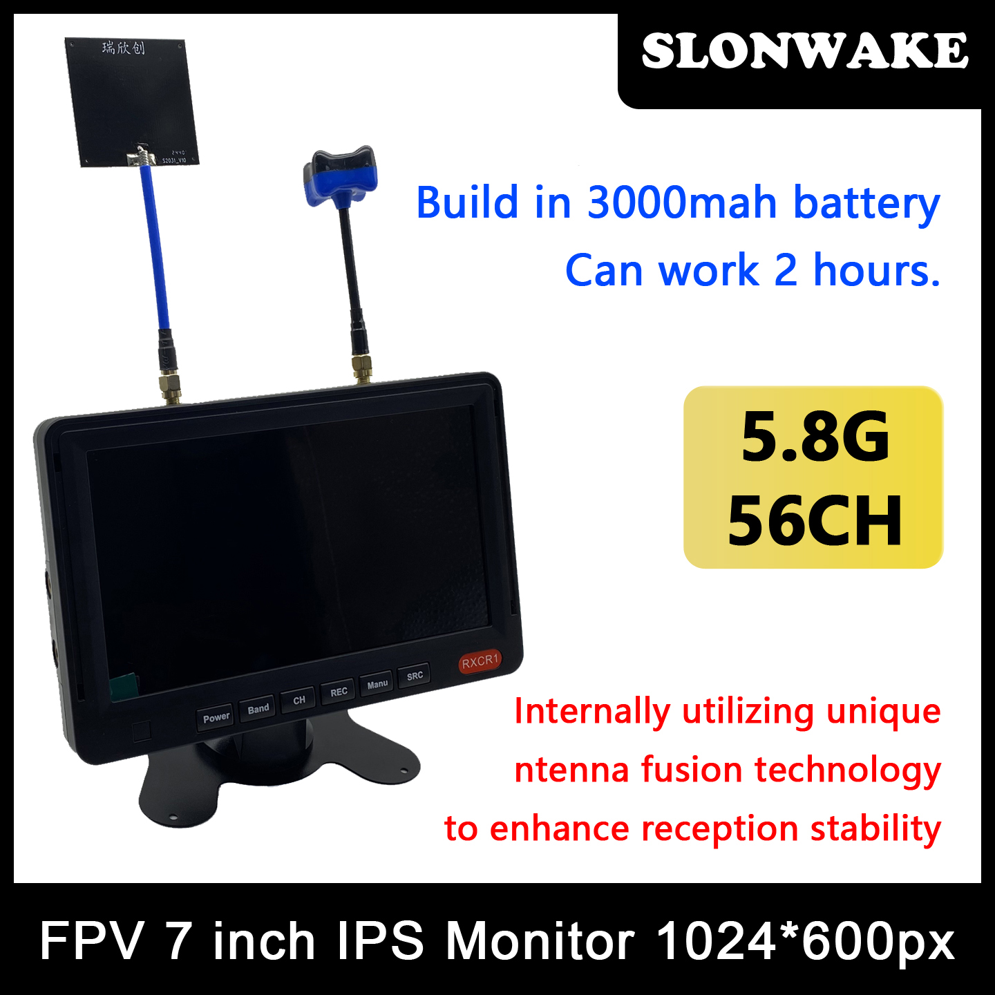 5.8G 48CH 7 Inch FPV Monitor 1 - Fpv Camera Cmos review and price